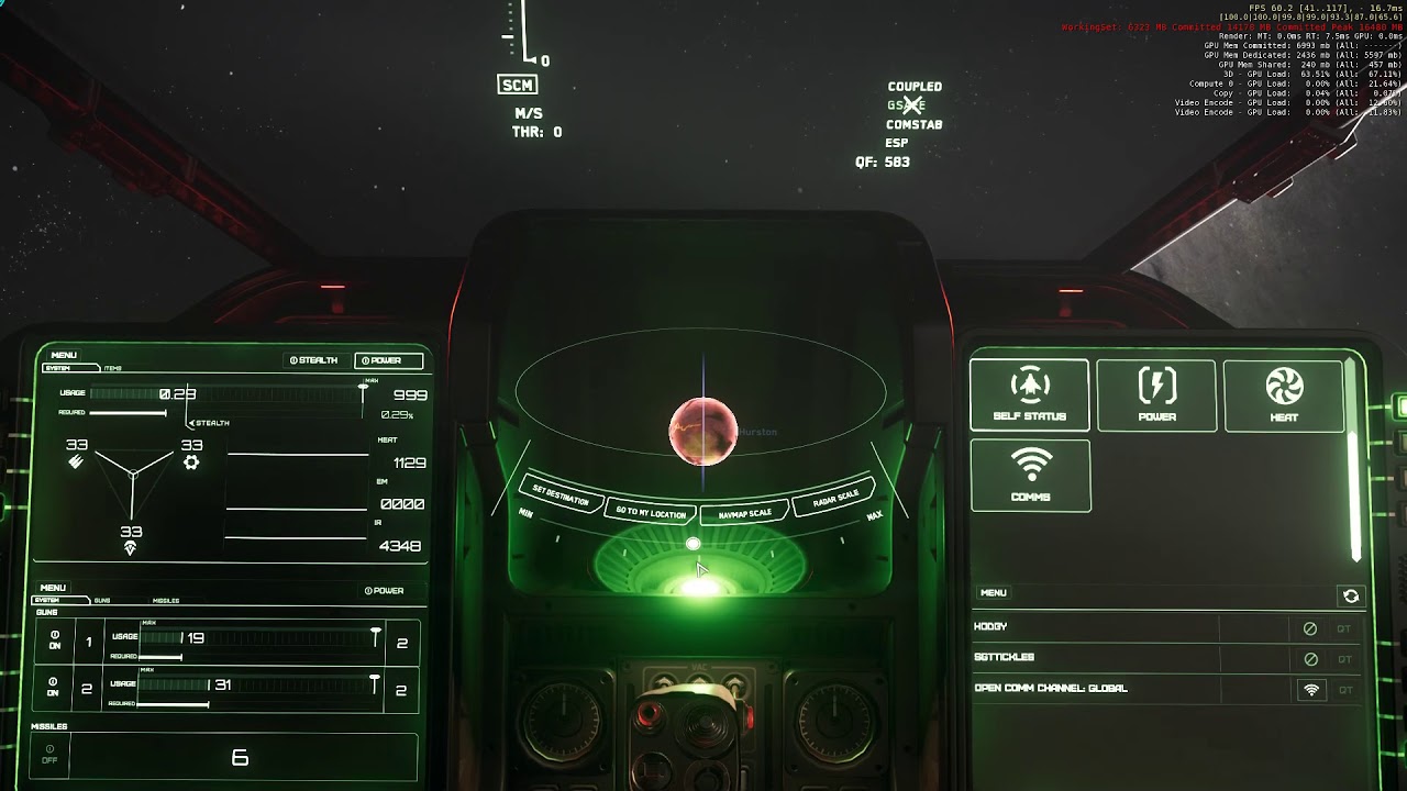 Star Citizen Anvil Arrow - Navigation Controls Bug - YouTube