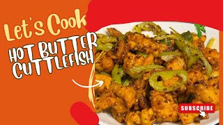 Hot Buttered Cuttlefish| Batter - fried Calamari(Cuttlefish)| Recipe | Sri Lankan | Dine Life style