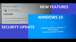 New Features and Security Improvement Update Windows 10