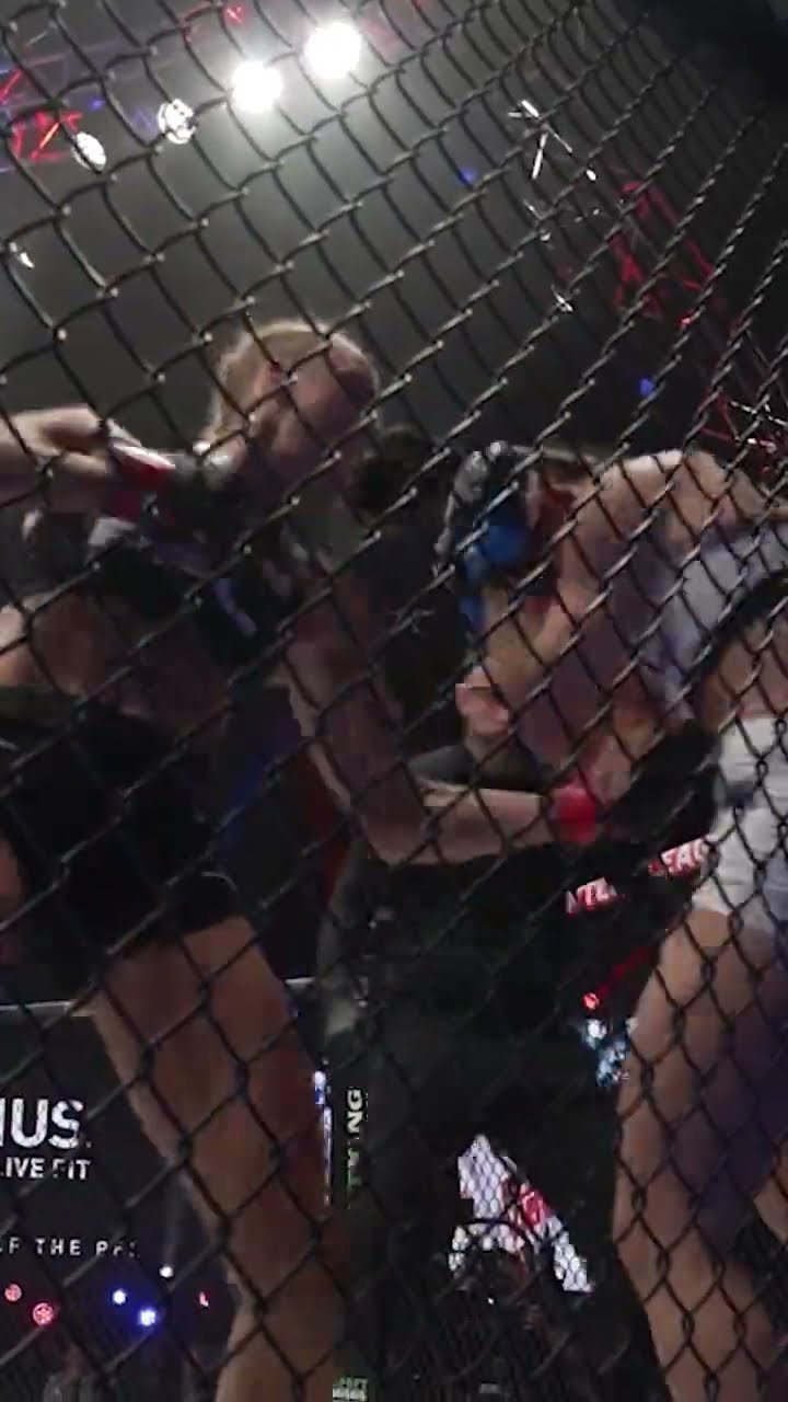 Get up close and personal with this Dakota Ditcheva KO against Chelsea Hackett! #MMA #PFL #Shorts
