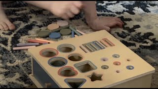 Pajojoqa Montessori Toys Fun Shape Sorting for Toddlers