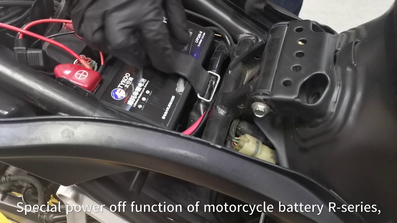 Lithium Powersport Battery Install LFP10S YouTube