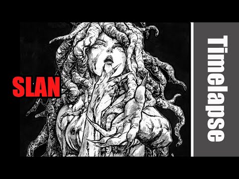 Drawing Slan from Berserk - Timelapse | Red Hawk