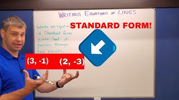 Writing Linear Equations Given 2 Points or Other Forms