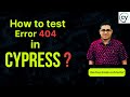 Cypress API Testing_Part 9: How to handle API ERRORS in Cypress?