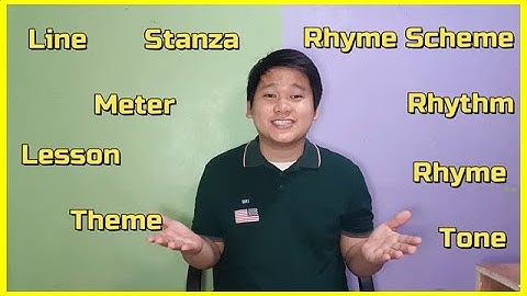 Creative Writing 101 Ep.2 - Poetry: Its Elements and Literary Techniques and Devices