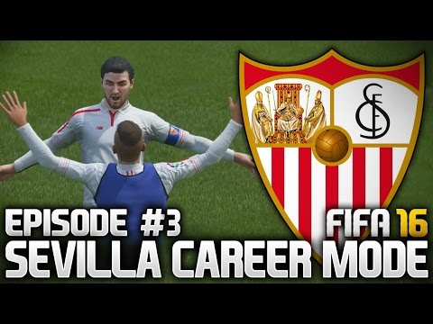 FIRST BIG TEST! SEVILLA CAREER MODE - EPISODE #3 (FIFA 16)