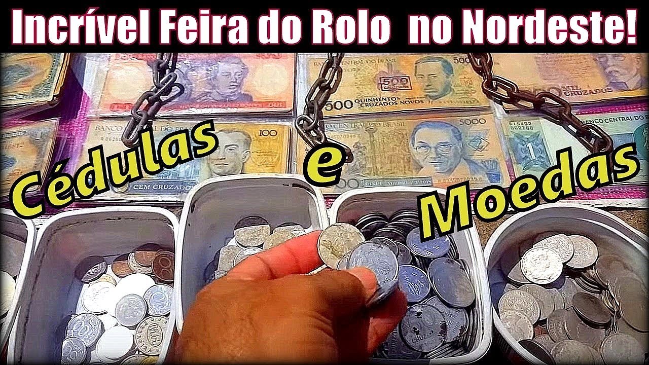 Feira do Rolo no Piauí: Valor de moedas 1 Real Olimpíadas, Bandeira, Cédulas e Réis Antigas!!