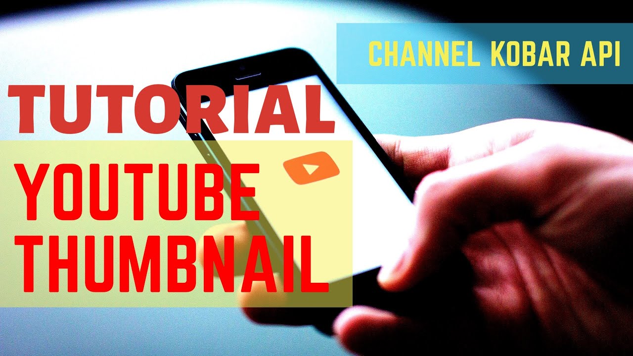 CARA MEMBUAT YOUTUBE THUMBNAIL ‼️ 