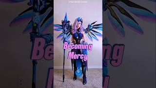 Becoming Mercy from Overwatch for Halloween! #overwatch #cosplay #spookyseason