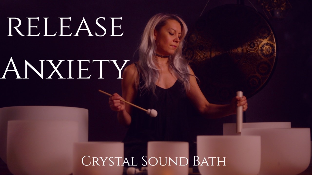 How Do I Calm My Nervous System & Anxiety? | Grounding Crystal Sound Bath (20 Min)