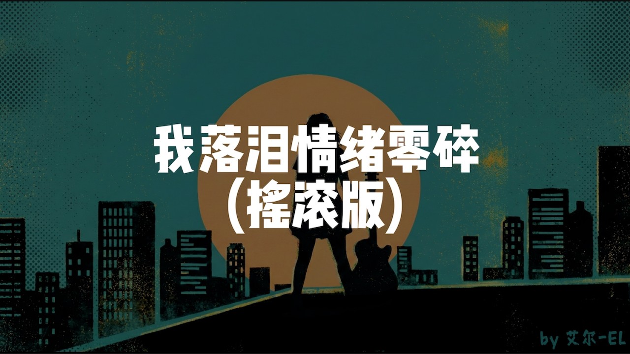 我落泪 情绪零碎(摇滚版)  - 周杰倫 (Jay Chou )｜ 艾尔 (EL) Cover｜ 建议🎧听