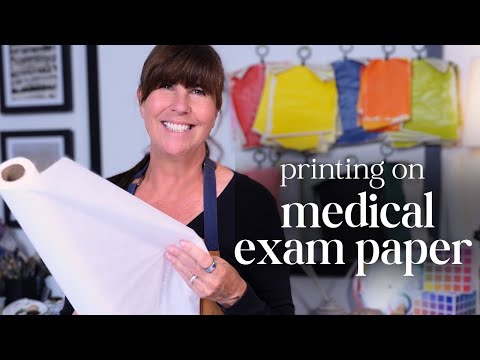 How To Print On Medical Exam Paper For Mixed Media Artists 
