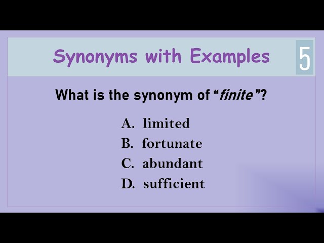 SYNONYM REVIEW #2 • VOCABULARY TEST PREP • GRADE 5 by Pizzazz Learning