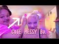 The perfect Halloween hair style super cute and easy!