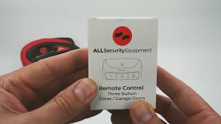 LiftMaster Compatible 3-Button Remote FAS-RM893 V1: Unboxing & Programming Instructions