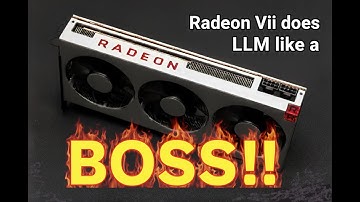Radeon Vii runs Ollama LLM’s like a BOSS.  Crazy good home AI server single / dual-gpu.