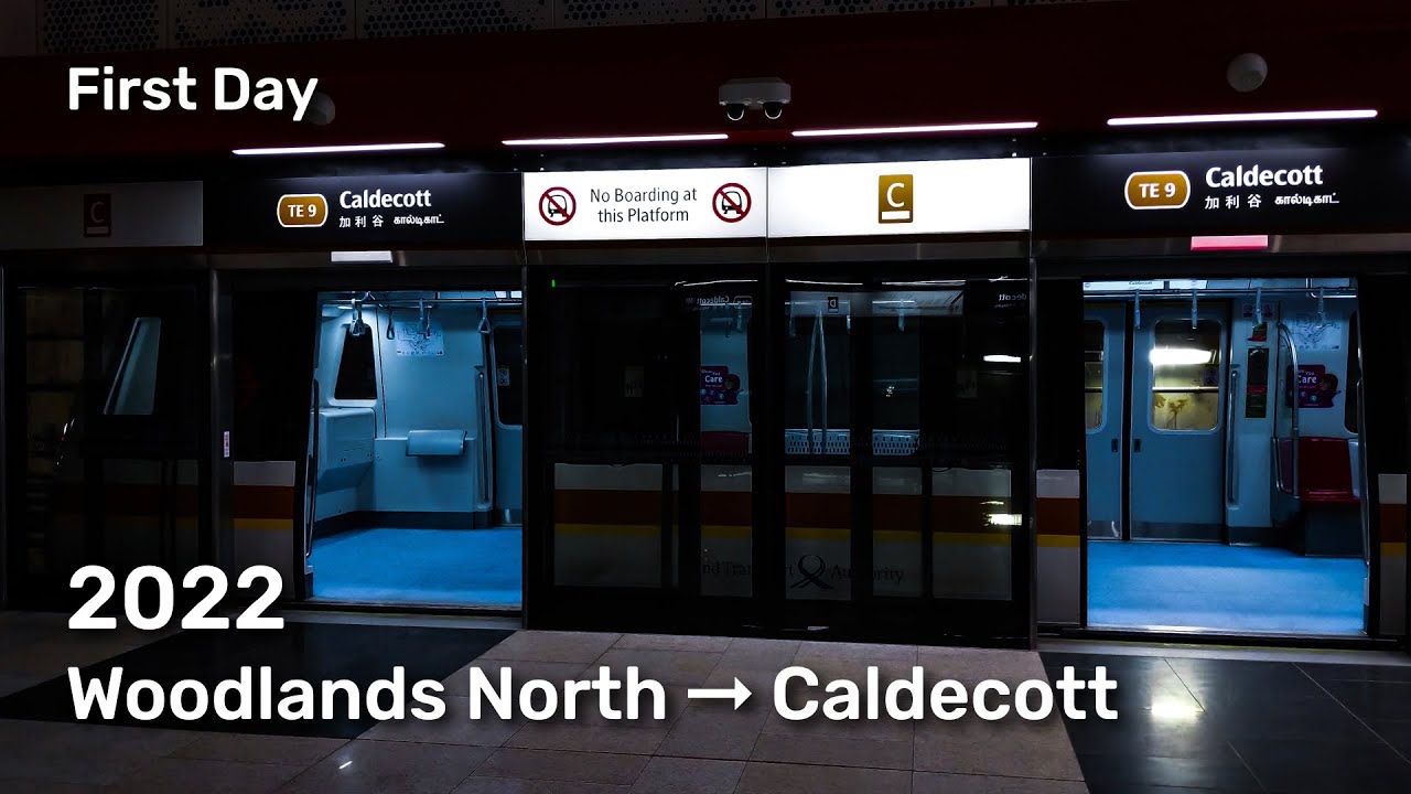 SMRT TEL [2022] Stage 2 Debut (Woodlands North → Caldecott)