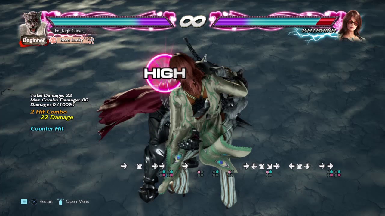 Tekken 7: Armour King guaranteed RD after 1,2,1 (counter hit)