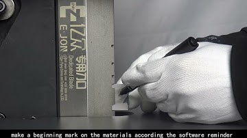 feeding calibration-EJON channel letter bending machine training video 03