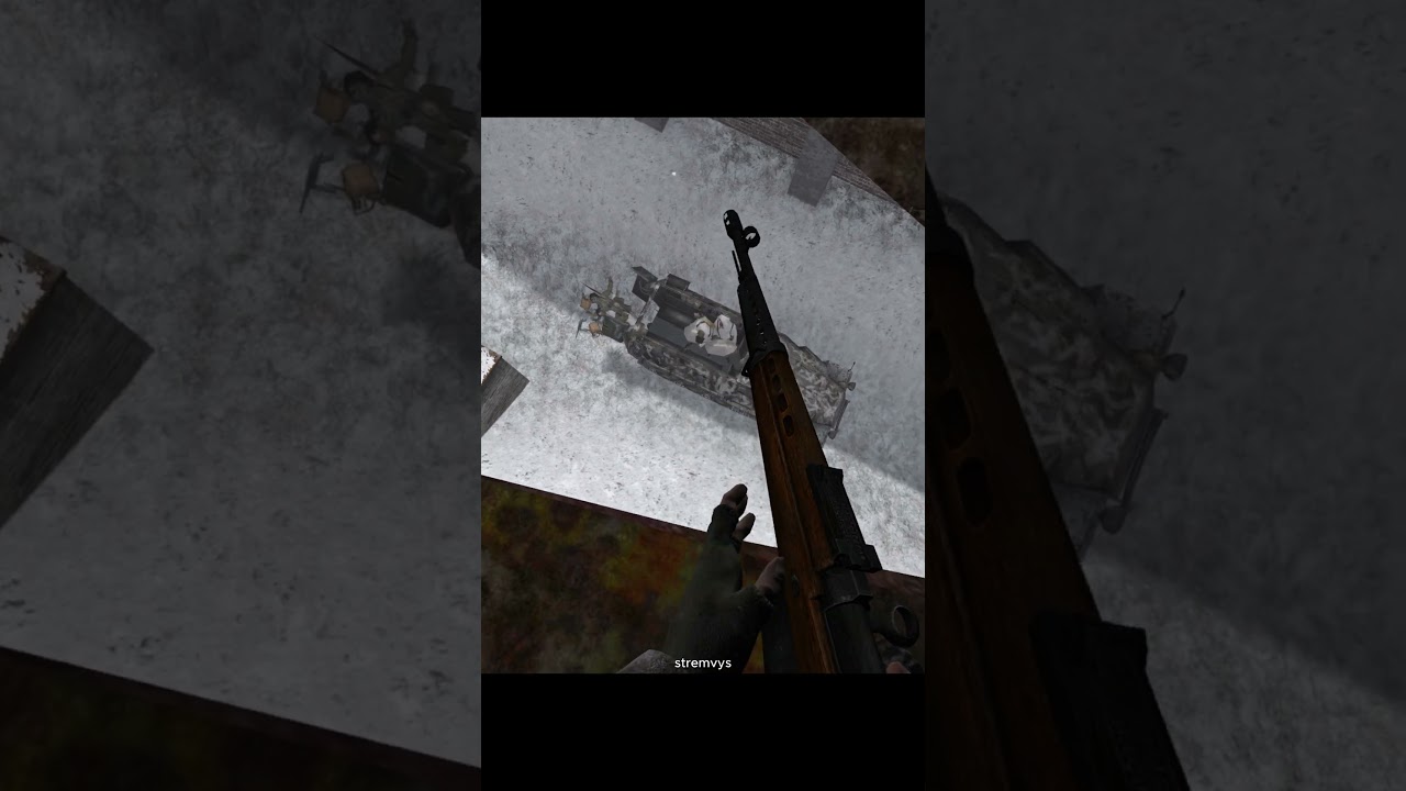 Call of Duty 2 - Passage through the pipe