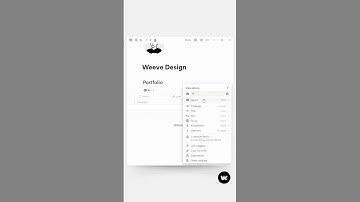 Create Simple Portfolio Page Notion