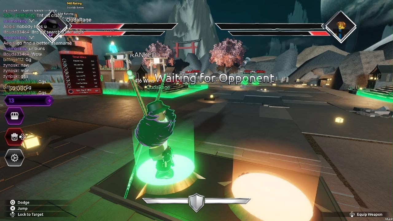 Dueling Grounds - 1.20 Does not Fix Parry Spam (Top 10 Naginata Player)