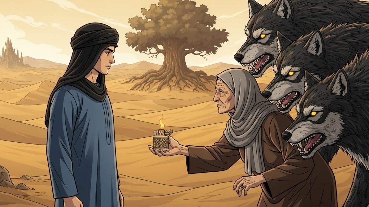 شاب فقير يساعد امرأة عجوز فأعطته قداحة قديمة غيّرت حياته واصبح اغنى رجل فى المدينة !