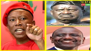 JULIUS MALEMA ASKS RAILA ODINGA TO ACCEPT WILLIAM RUTO AS PRESIDENT-ELECT