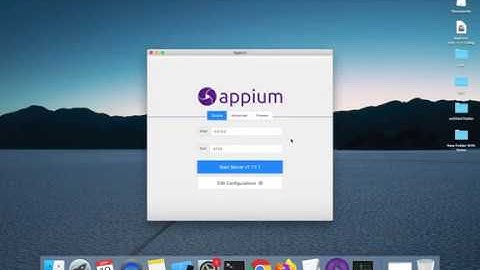 Appium Desktop Tool Installation and Basics
