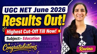 Results Out! UGC NET JUNE 2026 @InculcateLearning Highest Cut-Off in Education till now!#ugcnet