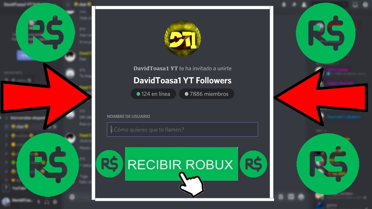 Como Conseguir Robux Gratis En Discord Facil Y Rapido Discord Roblox Youtube - como ganhar robux no https discord.gg ugrnsfv