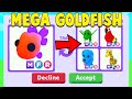 Trading MEGA GOLDFISH in Adopt Me!