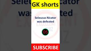 Seleucus Nicator Was Defeated Excellent Quiz