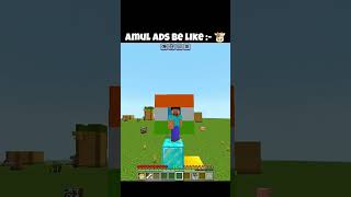 Amul ads be like #minecraft #games #gaming