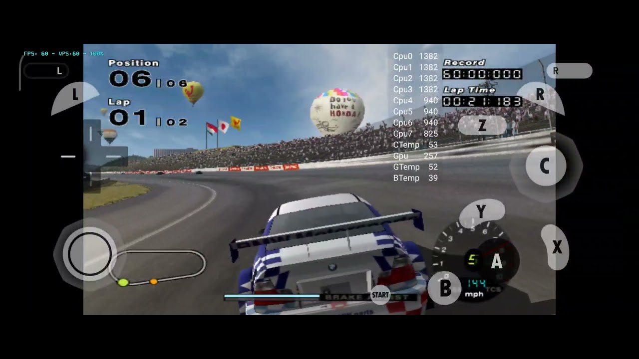 "R: Racing Evolution" Gameplay / Gamecube Test / Poco X3Pro SD860