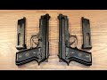 Сравнение пневматических пистолетов kwc kmb-15 /taurus pt92/ старых и новых выпусков.