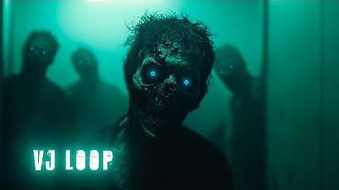 Awakened DEAD – 4K Horror & Halloween VJ Loop | Zombie Stage Visuals & Window Projection