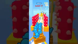 Roller Coaster- Level 17 #shortsvideo #shorts #game #musclerush #mobilegame #gaming #gameplay screenshot 2