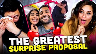 THE GREATEST SURPRISE PROPOSAL EVER Reaction! | Mrwhosetheboss