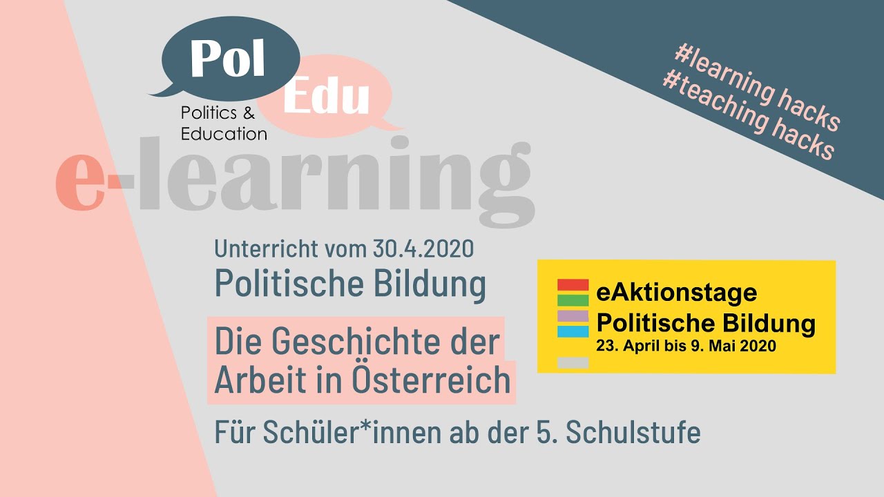 Update Politische Bildung: Die Geschichte der Arbeit in Österreich