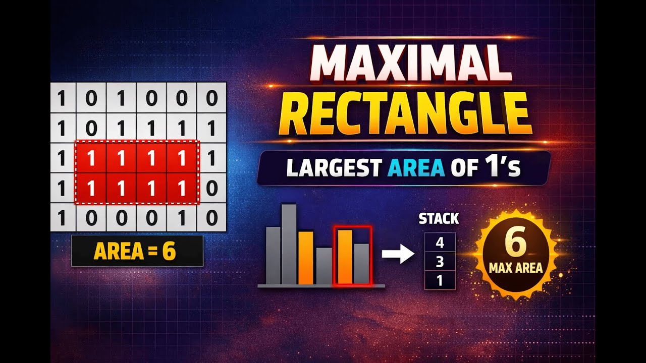 Jan 11, 2026 - Leetcode Daily Challenge - Problem #85. Maximal Rectangle