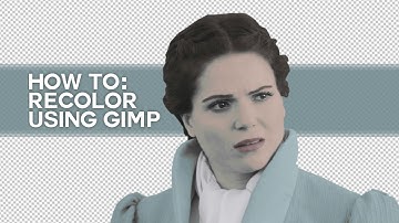 How to recolor using gimp