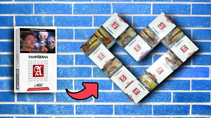 15 Cara Membuat Kerajinan Tangan dari Kardus Rokok
