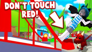 ADOPT ME But You CAN'T TOUCH RED! | Roblox