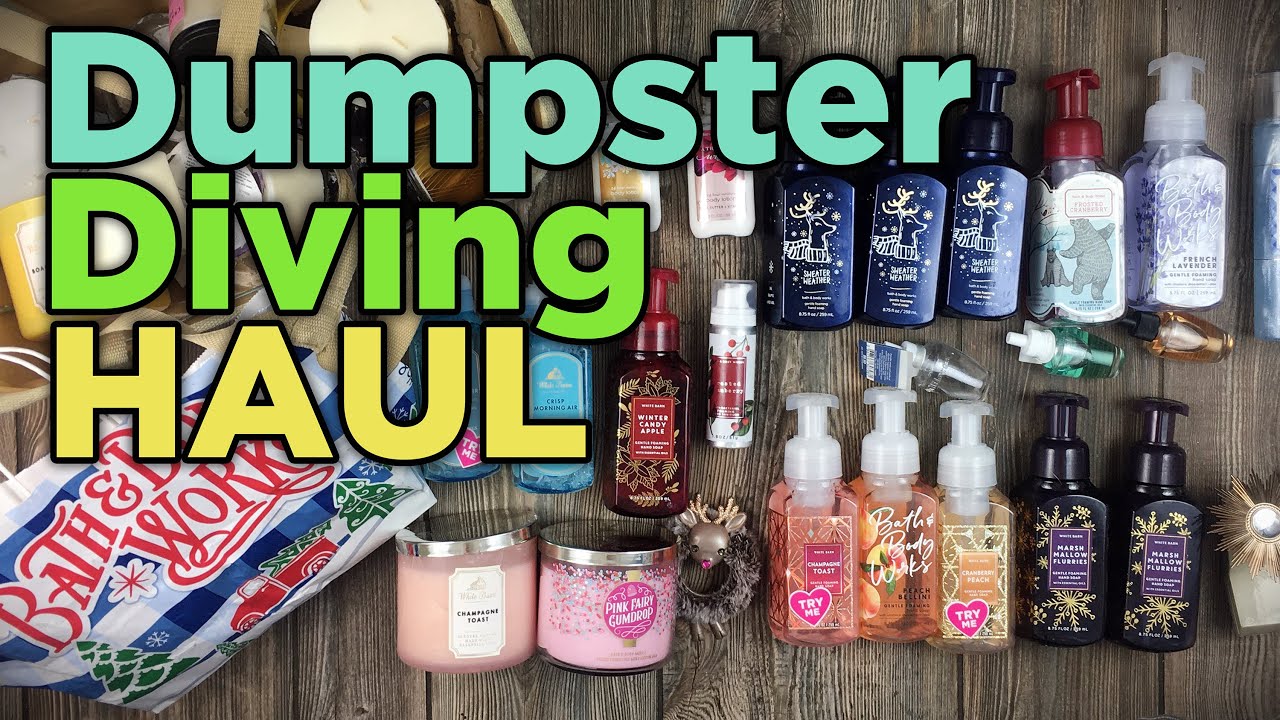 Our Biggest Score Ever at Bath And Body Works Dumpster Diving Candles, Soaps YouTube