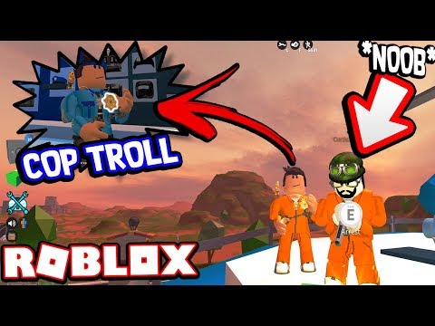 Trolling Noobs As A Fake Criminal Im A Cop Roblox - trolling noobs as a fake criminal im a cop roblox