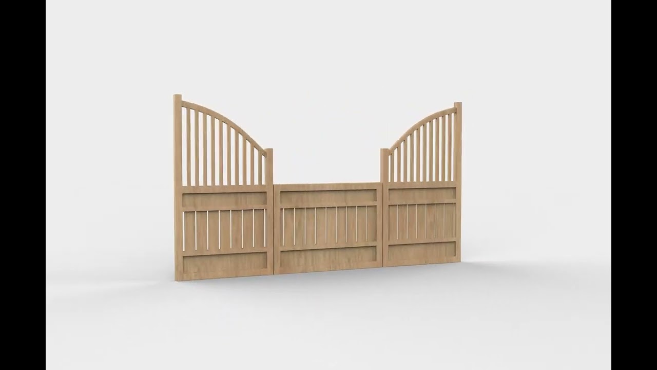 Horse barn set 360 animation