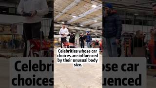 Celebrities whose car choices are influenced by their unusual body size #celebrity #famous #fyp #car