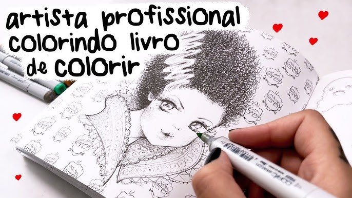 Bonito jovem artista pintando sobre tela. profissões de pessoas. página do  livro de colorir dos desenhos animados para crianças.